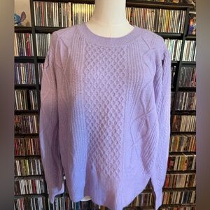 1State NWT Lavender Cottagecore Cozy Sweater Size XL